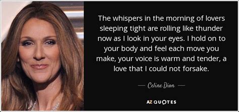 whispers in the morning celine dion